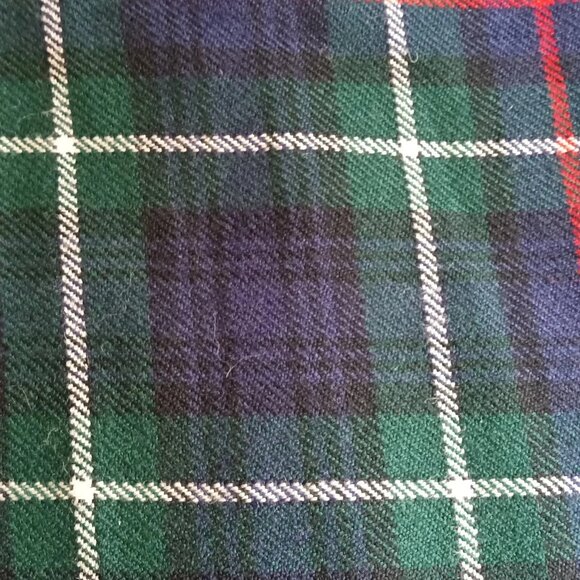 Vintage Green Wool Kilt From Jedburgh Scotland Size 12 - Picture 3 of 7